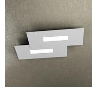 WALLY APPLIQUE-PLAFONIERA 2 LUCI(COMPOSTO DA 2 PZ. 1138-40-GR) 1138-M1-GR