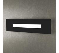 WALLY APPLIQUE-PLAFONIERA 60 CM. 1 LUCE NERO 1138-60-NE