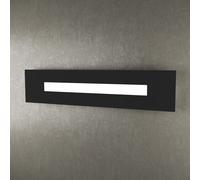 WALLY APPLIQUE-PLAFONIERA 70 CM. 1 LUCE NERO 1138-70-NE