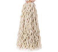 Walmeck 18 '' Long Gypsy Locs Locs Dreadlock Wigs 24 Stands Wavy Incepting Extensions for Black Women (613)