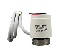 Walmeck Acuatore Elettrico Dell'attuatore Termico M30 1.5 per Termostato di Riscaldamento a Pavimento Bianco