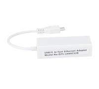 Walmeck Adattatore Ethernet Convertitore Scheda di Rete Ad Alta velocità da Micro USB a RJ45 per Scheda Madre 1,3 W Guscio in ABS