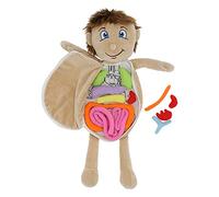 Walmeck Bambola Abbracciabile per Imparare L'anatomia con Cuore Finto, Intestino, Polmoni, Stomaco e Altro 3+ (ragazzo dell'organo umano)