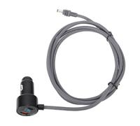 Walmeck Cavo di Prolunga per Accendisigari per Auto 12V 24V DC con Display Digitale per Cavo Caricabatteria per Auto DC 18AWG per Camion per Auto (10m)