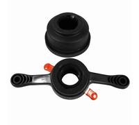 Walmeck Dado a Farfalla per a Sgancio Rapido Dell'equilibratrice per Ruote, in Plastica Resistente, Strumento Gomme Equilibratrici e Ruote, Nero, (Diametro interno 36 mm, passo 3 mm)