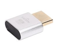 Walmeck Durevole Plug Fittizio 4K Ultimo Chip Interfaccia Multimediale Ad Alta Definizione Il Plug Fittizio Supporta la Risoluzione 3840 X 2160 HotSwappable (Argento)