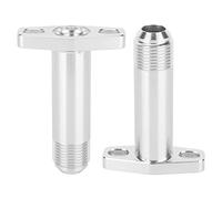 Walmeck Flangia di Ritorno dello Scarico Dell'olio 10AN, Costruita in Alluminio di Alta qualità, Installazione Semplice, Lunga Durata, Adatta per GT2560, GT2530, GT2860, GT2871,