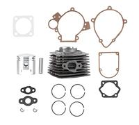 Walmeck Guarnizione a Pistoni del Kit Cilindri a Motore 47 Mm Impostato un Potente Aggiornamento per Bici 80