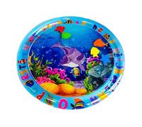 Walmeck Il Miglior Tempo a Pancia in giù per Il Bambino, Materiale Sicuro e Durevole, Promuove lo Sviluppo del Bambino con Il Tappetino da Gioco Gonfiabile in PVC, Divertente Centro di (4)