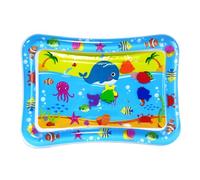 Walmeck Il Miglior Tempo a Pancia in giù per Il Bambino, Materiale Sicuro e Durevole, Promuove lo Sviluppo del Bambino con Il Tappetino da Gioco Gonfiabile in PVC, Divertente Centro di (8)