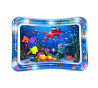 Walmeck Il Miglior Tempo a Pancia in giù per Il Bambino, Materiale Sicuro e Durevole, Promuove lo Sviluppo del Bambino con Il Tappetino da Gioco Gonfiabile in PVC, Divertente Centro di (7)