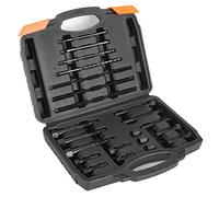 Walmeck Kit Rimozione Candelette, Kit Rimozione Elettrodi Candelette M8 M10, Set Portatile con Scatola di Plastica, Materiale in Acciaio, Fornito con Vari Rubinetti per Esigenze Diverse