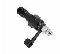 Walmeck M10x1,25mm Vite di Spurgo per Pinza Freno Moto Nipplo Bullone Banjo Tappo Antipolvere Accessori (Nera)