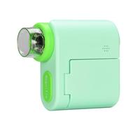 Walmeck Microscopio Digitale Portatile da 1000x per Bambini, Risoluzione 4K con Schermo a LED da 2,0 Pollici, Osservazione Ovunque e in Qualsiasi Momento, Immagini e Video Cristallini (Verde)