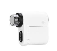 Walmeck Microscopio Digitale Portatile da 1000x per Bambini, Risoluzione 4K con Schermo a LED da 2,0 Pollici, Osservazione Ovunque e in Qualsiasi Momento, Immagini e Video Cristallini (Bianco)