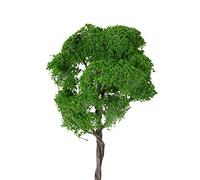 Walmeck Modello di Albero Modello Architettonico Layout della Ferrovia Paesaggio Scenario Diorama Miniature Realistico Tronco di Filo Ferro Alberi Verdi Realistici per il Paesa