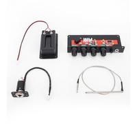 Walmeck Monitoraggio delle Cuffie Piezo Piezo Piezo Silenzioso Controllo EQ con Effetto di Ritardo per Chitarre Classiche Acustiche