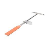 Walmeck Pala a Vanga con Manico a T in Acciaio Inossidabile, Strumento per Piantare Barra di Dibble a Pedale per Scavare il Giardino per Piantare Senza Sforzo