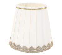 Walmeck Paralume per Lampada da Tavolo da 6 Pezzi con Moderno e Minimalista, Universale, in Tessuto Plissettato, Sostitutivo per Lampada da Terra, con Materiale in Tessuto e Design