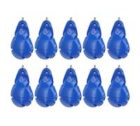 Walmeck Pesi per Coperture per Piscina Sacche D'acqua in PVC Resistente Coperture Sicure Piscine Fuori Terra Protezione Invernale Set da 10 Pezzi (Blu)