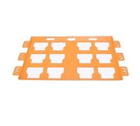 Walmeck Piastra di Montaggio per Cassetta degli Attrezzi Base in Metallo Resistente Montaggio a Parete a Grandezza Naturale Piastra di per Cassetta degli Attrezzi