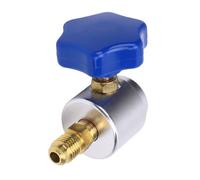 Walmeck R134A può Rubinetto Valvola Autosigillante Metallo Valvola di Rubinetto di Apertura del Refrigerante per AC Tubo di Carico 1/4 di Pollice 1/2 di Pollice