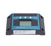 Walmeck Regolatore di Carica Solare PWM 30A Regolatore Batteria MPPT Display LCD 2 Porte USB per, Auto, Barche