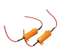 Walmeck Resistore di Carico LED 50 W 8 Ohm Hyper Flash Indicatore di Direzione Lampeggiante Decodificatore Fisso a Filo Avvolto 2 Pezzi