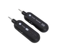 Walmeck Ricevitore Trasmettitore Wireless per Chitarra 2.4G, Latenza Ultra Bassa, Set di Trasmissione in Tempo Reale 8ms per Esercitazioni di Strumenti a Fiato Chitarra Elettrica,