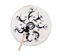 Walmeck Sciaman Drum Cowhide Frame Drum Potente Musica Sound Musica Framelli (16in)