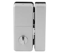 Walmeck Serratura per Porta in Vetro Intelligente, Impronta Digitale, Password, Telefono Cellulare a Scheda per Ufficio Domestico con Ingresso Senza Chiave, Ideale per Porta in Vetro