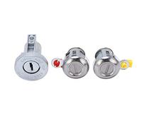 Walmeck Serratura Porta Cilindro di Accensione, Interruttore Cilindro Serratura di Accensione, Ricambio Antiruggine per Isuzu NPR NQR NKR ELF 1994-2007 con Chiavi, per 8 97035293 0