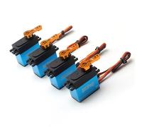 Walmeck Servo Digitale 30KG Metal Gear per Barca 1/8 1/10 1/12 RC Auto Robot con Braccio Manipolatore (4 pezzi)