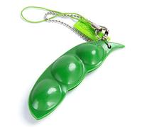 Walmeck Sollievo Dallo Stress Decompressione Edamame Bean Pea Toy Rilascio della Pressione Rompere le Cattive Abitudini (Verde)