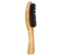 Walmeck Spazzola per lo Styling della Barba Spazzola Portatile Leggera e Resistente per Barba e Testina Olio, Adatta Viaggi, Legno Composito + Capelli