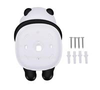 Walmeck Staffa di Montaggio a Parete a Forma di Panda per Ecobee Smart | Materiale ABS, Rivestimento Decorativo, Rivestimento Resistente Alle Sbavature, Montaggio a Incasso Senza Soluzione di