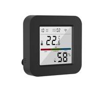 Walmeck Telecomando Universale Intelligente, Telecomando WiFi BT Dual Mode con Monitoraggio dell'umidità della Temperatura per TV Condizionatore D'aria Casa Ufficio Garage, Tempistica