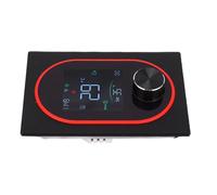 Walmeck Termostato di Manopola Intelligente 2,4 GHz Wifi Programmabile LCD Touch Control per il Riscaldamento Dell'acqua della Stanza della Casa (Nero)