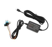 Walmeck Tipo C Kit Filo Duro Camma Dash Kit 12v30v a 5 V Cavo di Alimentazione della Telecamera per Rilevatori di Alimentazione GPS e Altro Ancora