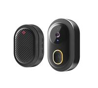 Walmeck Videocitofono Resistente All'acqua, Videocitofono Intelligente Wireless con Telecamera WiFi a 2,4 GHz per Visione Notturna Bidirezionale, Supporta il di Voce, per (#2)