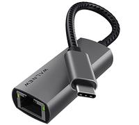 WALNEW,Adattatore USB C a Ethernet, adattatore da tipo C a RJ45 Gigabit Ethernet, convertitore di rete USB-C Thunderbolt 3 a LAN per MacBook Pro/Air, iPad Pro 2021, iPad Air 5/4, Steam Deck, Dell XPS