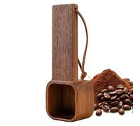 Walnut Coffee Spoon - for Measuring Coffee Beans | Long Wooden Spoons Small for Cooffee | Measuring Spoon Made of Solid Wood from Natural Walnut Measuringg Ground Beans and Tea