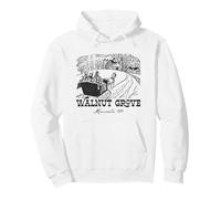 Walnut Grove Minnesota USA 1874 Inverno Neve di Natale Felpa con Cappuccio