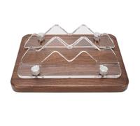 Walnut Wood Macmini Vertical Stand, Porta Host del Computer Desktop in Legno, Larghezza di Slot Regolabile, Adatta a M4 M3 M2 M1 2010-2024, per L'organizzazione di Salvamento