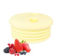 Walopola Contenitore per snack in silicone, con coperchio, per condimenti da viaggio, antiscivolo, per la conservazione degli alimenti, per auto, esterni, casa