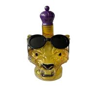 Walopola Decanter in vetro | Decanter in vetro leopardato per vino, whisky, distributore di alcol, decorazione per bar, brandy, vodka, matrimoni, baristi, uomini, festa del papà, cene di compleanno