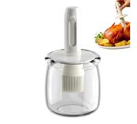 Walopola Dispenser per olio da cucina - Dispenser di olio antiaderente | Spazzola staccabile Strumento di cottura per salse Porta Salse Gadget da cucina per ristoranti Grill Outdoor Picnic Home Aceto