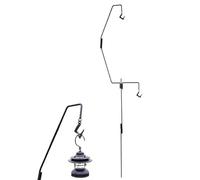 Walopola Gancio per Lanterna da Pastore, Supporto per Lanterna da Campeggio, per Illuminazione a Terra, Portatile, con Borsa per Picnic, attività all'aperto