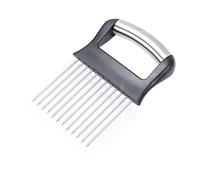 Walopola Supporto per cipolle per tagliare, assistente per il taglio di alimenti | Supporto da cucina in acciaio per tritatutto per cipolle, lavabile in lavastoviglie