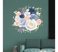 Walplus - Adesivi da parete autoadesivi da parete per casa, soggiorno, ufficio, fai da te per bambini, bambini, primavera, Pasqua, colore: rosa e blu